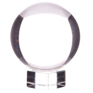 Crystal Ball with Glass Stand & Gift Box (7.5cm) (Glass) (Medium)