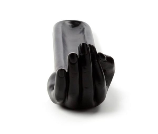 Mantric Hand/Tarot Hand Palm Ashcatcher Incense Stick Burner (Black) - Image 3