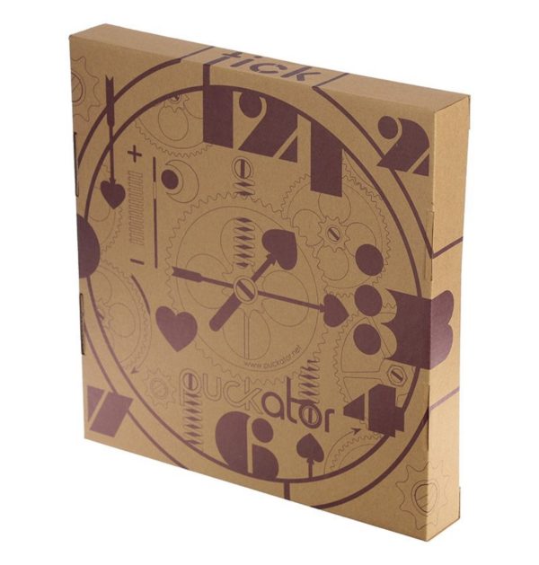 CKP119 Lisa Parker© Snow Kisses Wolf Picture Clock (30cm) (Grey/White) - Image 5