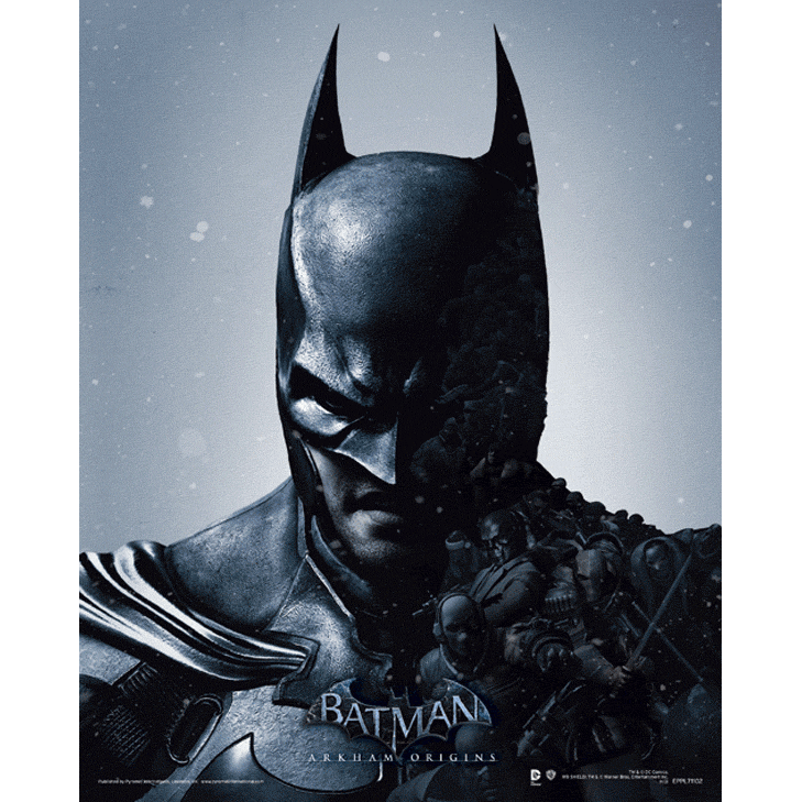 Batman© 3D Poster “Batman And Joker Poster Cover” Batman Origins (25cmx20cm)