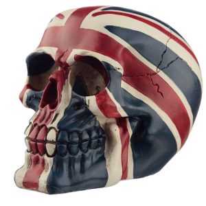 img_5150 SK205 Gruesome Union Jack Skull Decoration Ornament (11.5cm)
