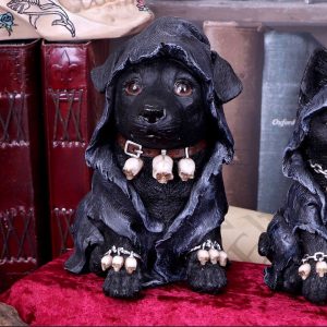 Nemesis Now©  “Reapers Canine” Cloaked Grim Reaper Dog Ornament Statue Figurine (17cm)