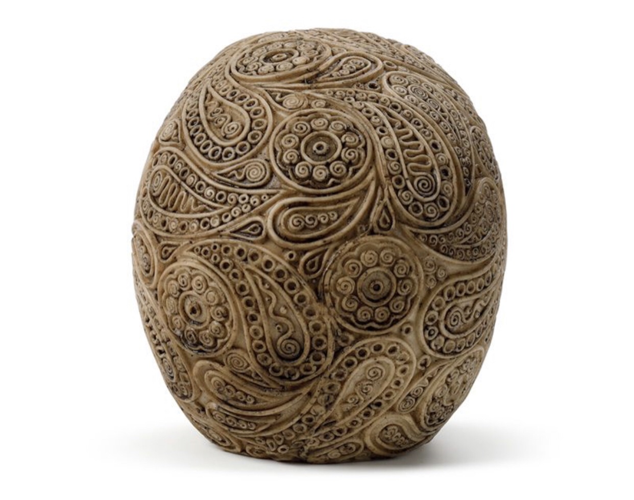 SK370 Intricate Damask Skull (Brown) (11.5cm) - Image 8