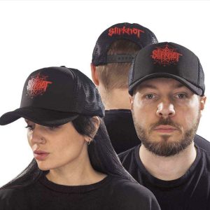 Slipknot© Official Band Cap (Black/Red) (Unisex) (One Size)