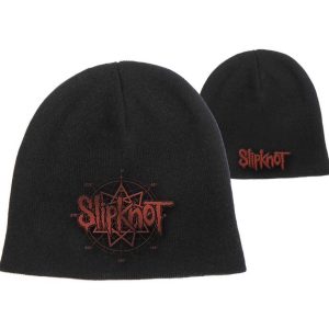 Slipknot© “Slipknot Double Sided Embroidered Logo ” Official Band Beanie Hat (One Size)
