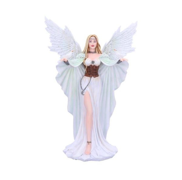 Nemesis Now© Leora Fairy & Doves Birds Fairy Figurine Statue Ornament (37.5cm) (White) - Image 2