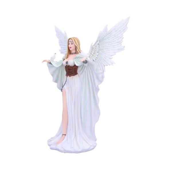 Nemesis Now© Leora Fairy & Doves Birds Fairy Figurine Statue Ornament (37.5cm) (White) - Image 3