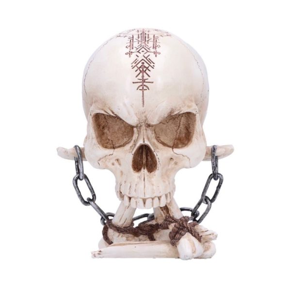 Nemesis Now©  The Reckoning Skull Head Ornament Statue (14.5cm) (Bone) - Image 6