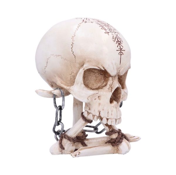 Nemesis Now©  The Reckoning Skull Head Ornament Statue (14.5cm) (Bone) - Image 3