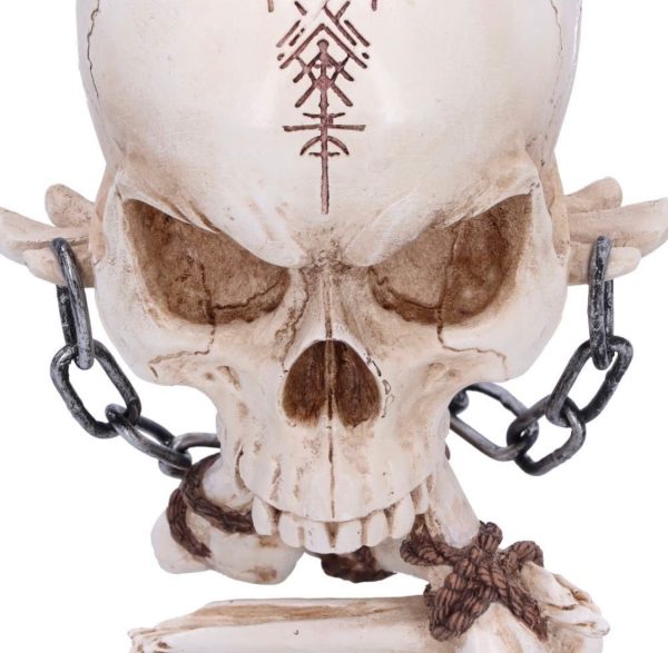 Nemesis Now©  The Reckoning Skull Head Ornament Statue (14.5cm) (Bone) - Image 7