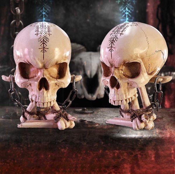 Nemesis Now©  The Reckoning Skull Head Ornament Statue (14.5cm) (Bone) - Image 10