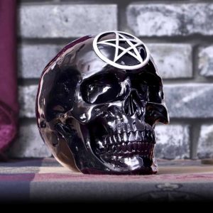 Nemesis Now©  Black Magic Skull (19.5cm) (Black/Grey)