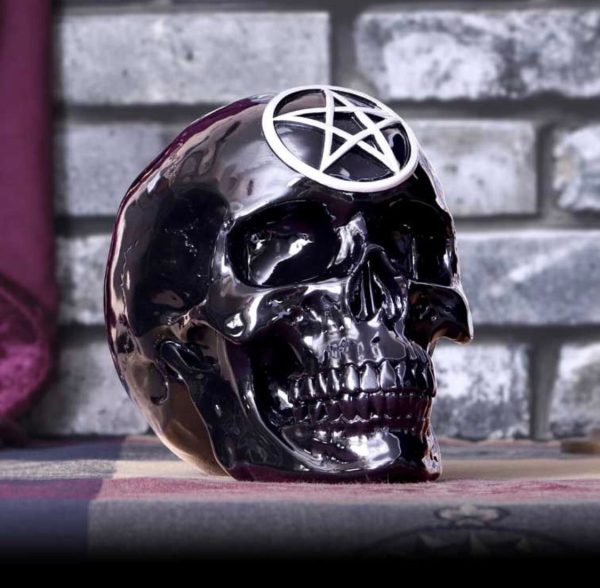 Nemesis Now©  Black Magic Skull (19.5cm) (Black/Grey)