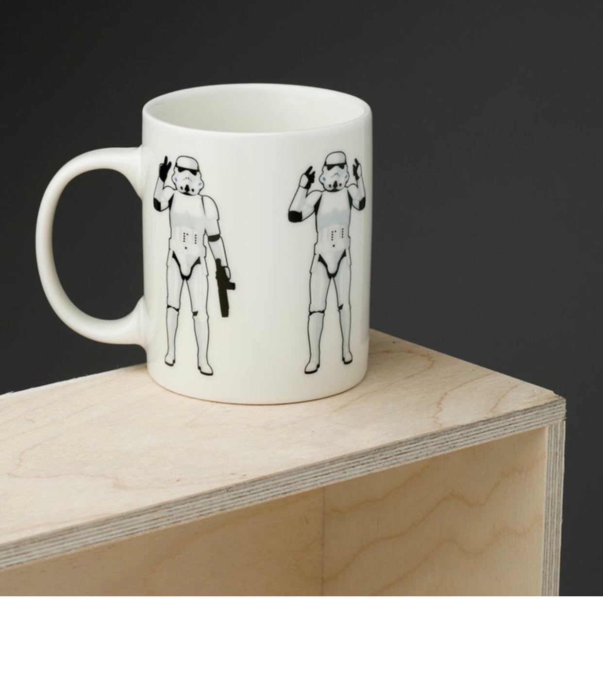 MUG408 The Original Stormtrooper© White Porcelain Mug (11.5cm) (Porcelain)