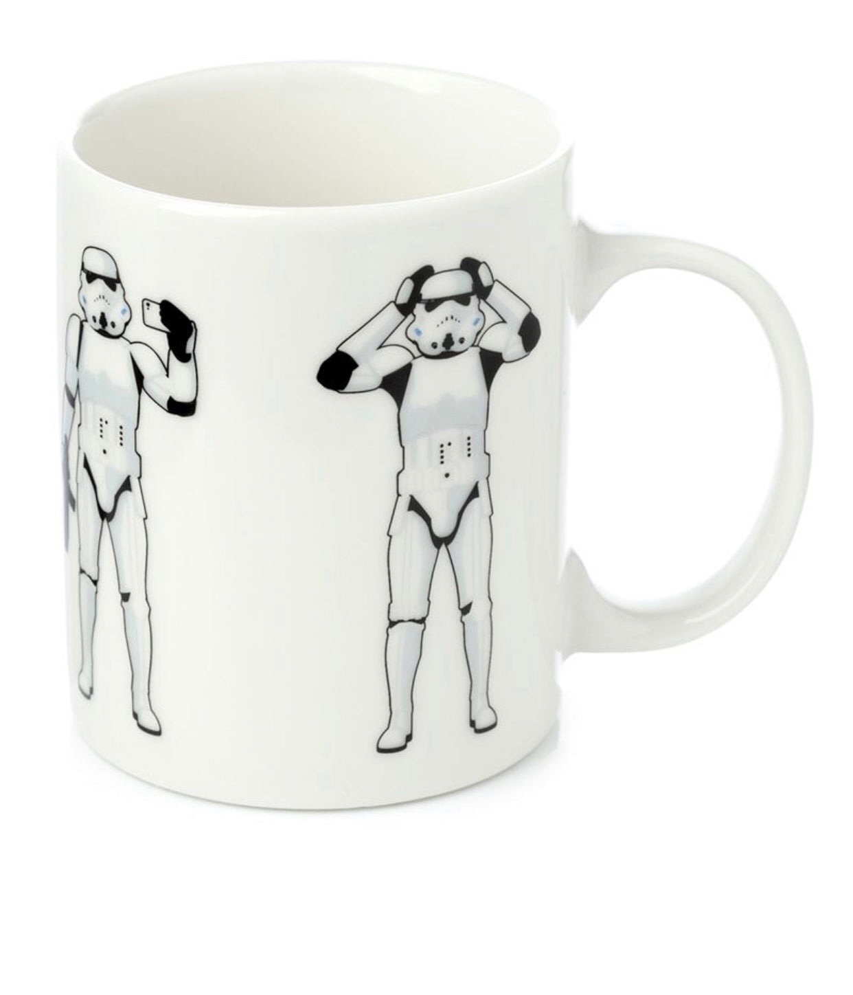 MUG408 The Original Stormtrooper© White Porcelain Mug (11.5cm) (Porcelain) - Image 3