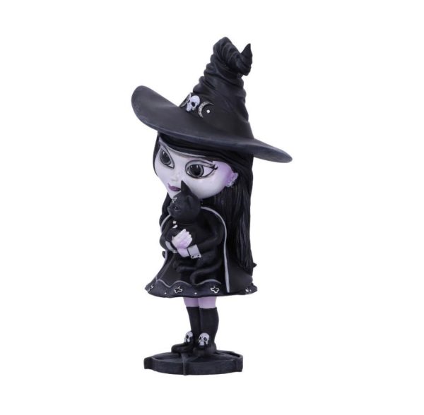 Nemesis Now© Cult Cuties© Hexara Witch Figurine Figurine (Hexara) (15cm) (Black/Grey) - Image 5