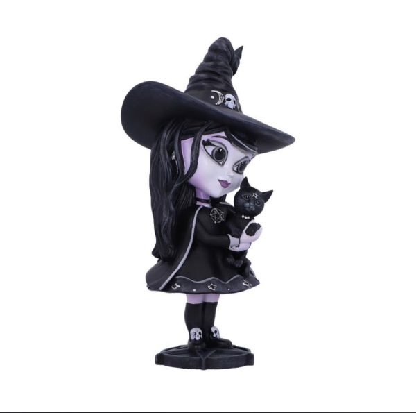 Nemesis Now© Cult Cuties© Hexara Witch Figurine Figurine (Hexara) (15cm) (Black/Grey) - Image 7