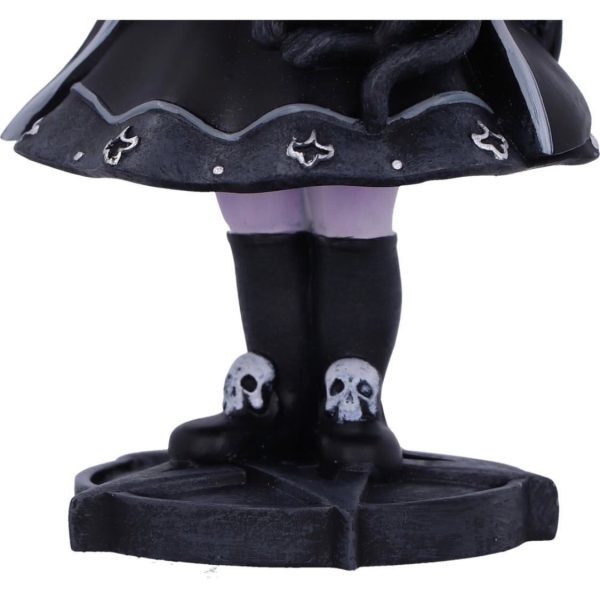 Nemesis Now© Cult Cuties© Hexara Witch Figurine Figurine (Hexara) (15cm) (Black/Grey) - Image 4