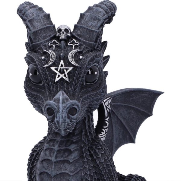 Nemesis Now© Cult Cuties©  Lucifly Occult Dragon Figurine (10.7cm) (Black/Grey) - Image 4