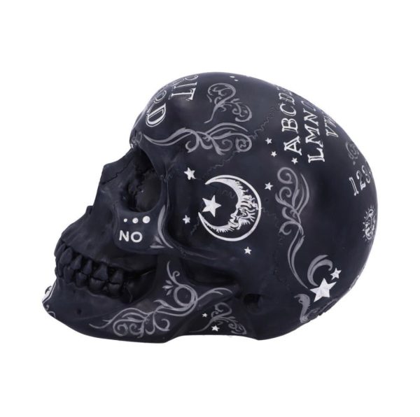 Nemesis Now© B5233S0 Spirit Board Ouija Skull Ornament (20cm) (Black/White) - Image 6