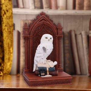 Nemesis Now©  “The Scribe's Companion” Enchanting Owl Book Letter Messenger Ornament (23cm)