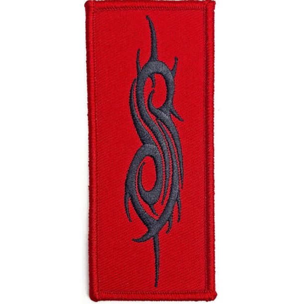 Slipknot© Black Tribal Sigil Slipknot Patch Logo (Unisex) (Red/Black) (Woven)