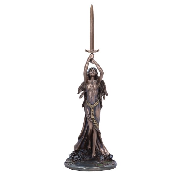 Nemesis Now©  Lady of the Lake and Excalibur Bronze Figurine (33cm) - Image 2