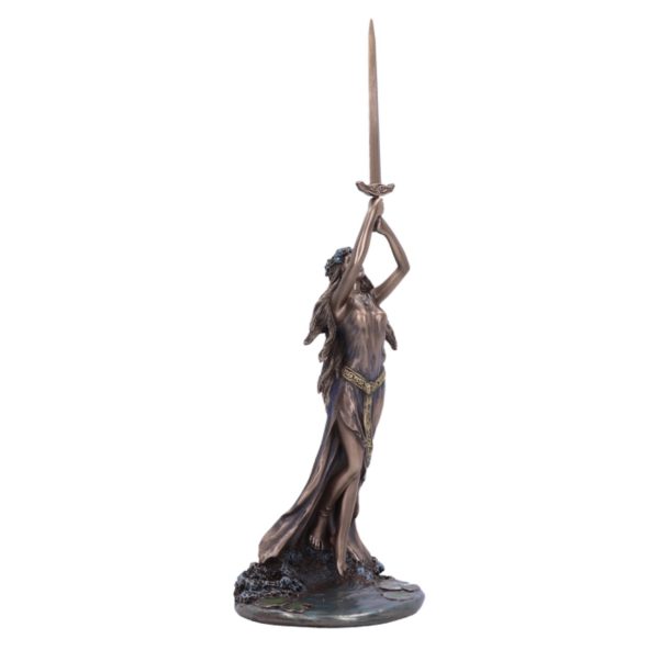 Nemesis Now©  Lady of the Lake and Excalibur Bronze Figurine (33cm) - Image 5