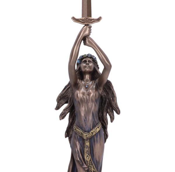 Nemesis Now©  Lady of the Lake and Excalibur Bronze Figurine (33cm) - Image 6