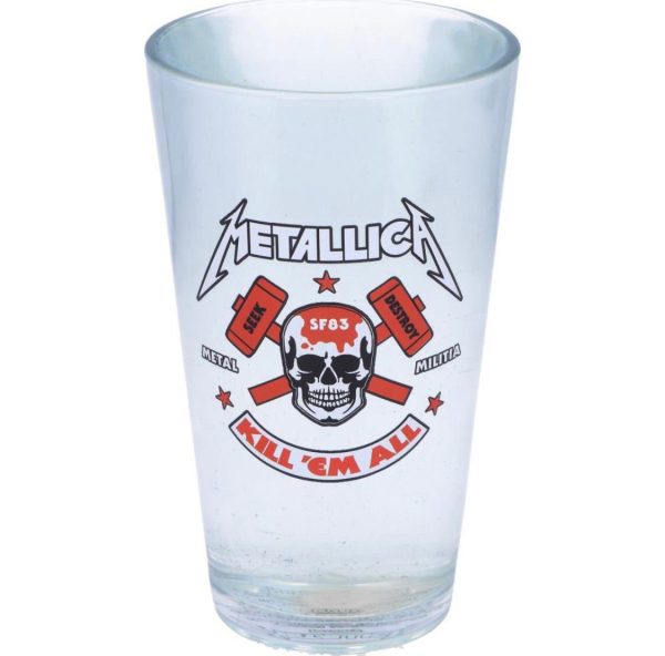Metallica© B6025V2 “Kill Em All” Metallica Glassware Cup (14.8cm) (Glass) - Image 2