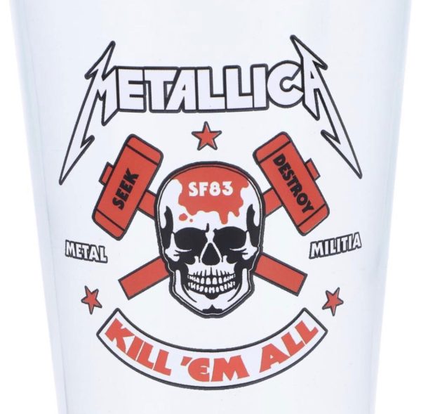 Metallica© B6025V2 “Kill Em All” Metallica Glassware Cup (14.8cm) (Glass) - Image 7