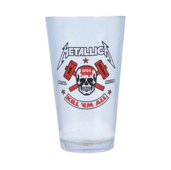 Metallica© B6025V2 “Kill Em All” Metallica Glassware Cup (14.8cm) (Glass) - Image 5