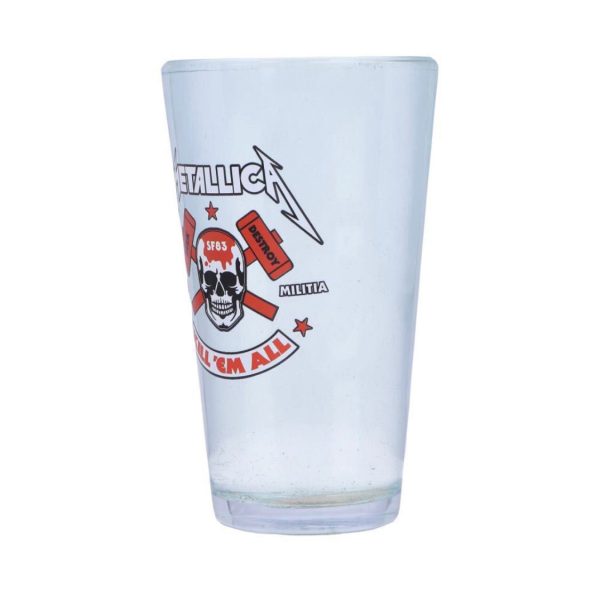 Metallica© B6025V2 “Kill Em All” Metallica Glassware Cup (14.8cm) (Glass) - Image 4