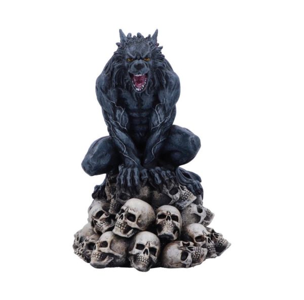 Nemesis Now©  Moon Shadow Werewolf Figurine (15cm) (Dark Blue/Bone) - Image 2