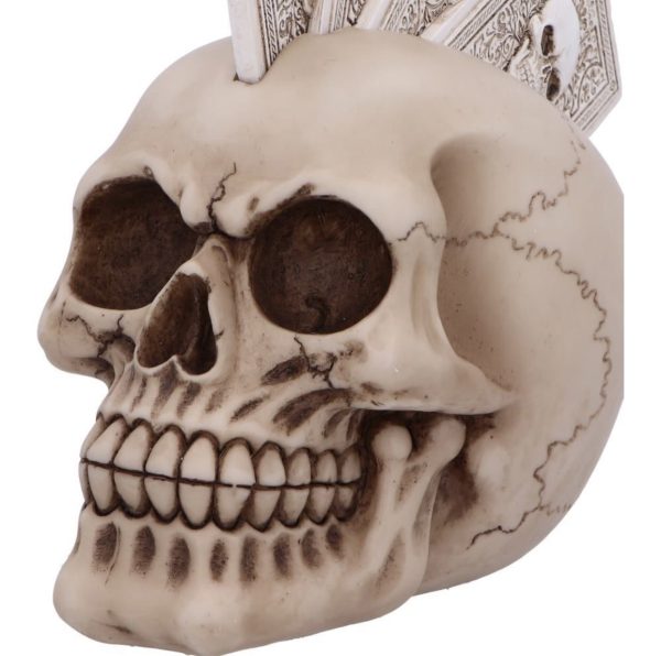 Nemesis Now© Four of a Kind Playing Cards Skull Head Ornament (19cm) - Image 4