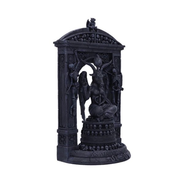 Nemesis Now©  Gothic Baphomet's Temple Statue Ornament (28cm) (Grey) - Image 5
