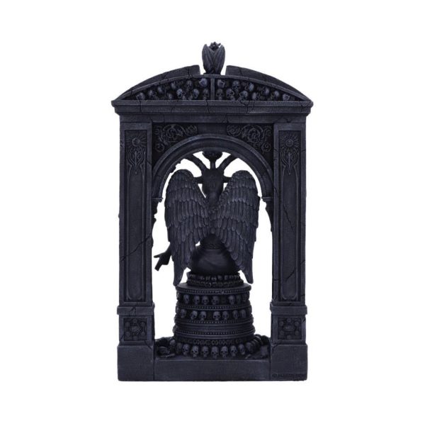Nemesis Now©  Gothic Baphomet's Temple Statue Ornament (28cm) (Grey) - Image 4