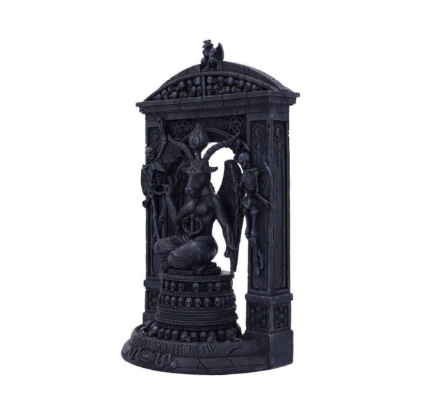 Nemesis Now©  Gothic Baphomet's Temple Statue Ornament (28cm) (Grey) - Image 3