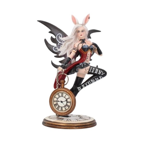 Nemesis Now©Rabbit and Clock 20cm - Wonderland Fairy "Rabbit" Alice in Wonderland Inspired - Image 2