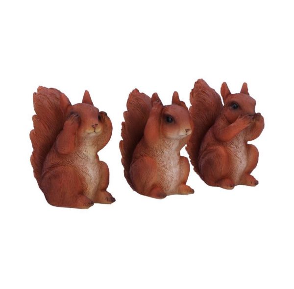 Nemesis Now©  "Three Wise Squirrels" Three Small Squirrels (9cm) (Brown) - Image 4