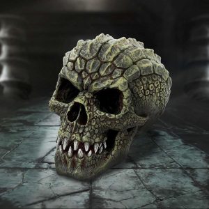Nemesis Now©  Reptillian Scale Skull Ornament (17cm)