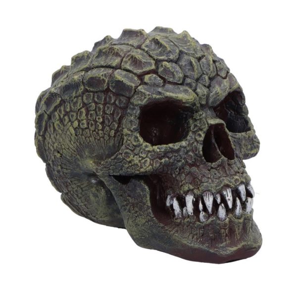 Nemesis Now©  Reptillian Scale Skull Ornament (17cm) - Image 2