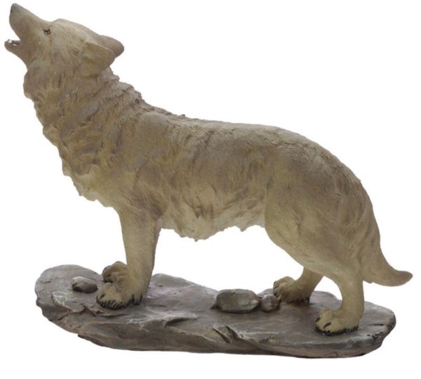 WOLF36 Protector of the North Moonlight Protector Wolf “Howling” Ornament Statue Figurine (10.5cm) - Image 2