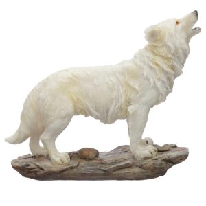 WOLF37 Protector of the North Spirit of the Night Wolf “Stance” Ornament Statue Figurine (10.5cm)