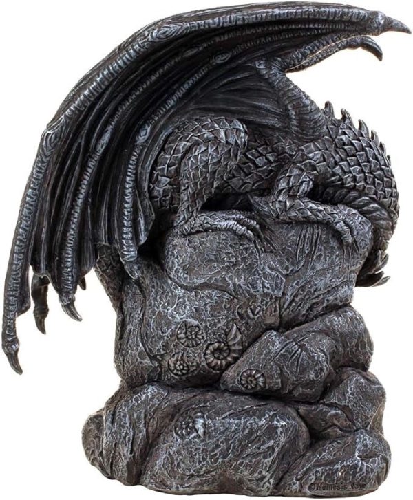 Nemesis Now© Dragon Pool Backflow Incense Burner (19cm) (Black) (Hand Painted) - Image 5