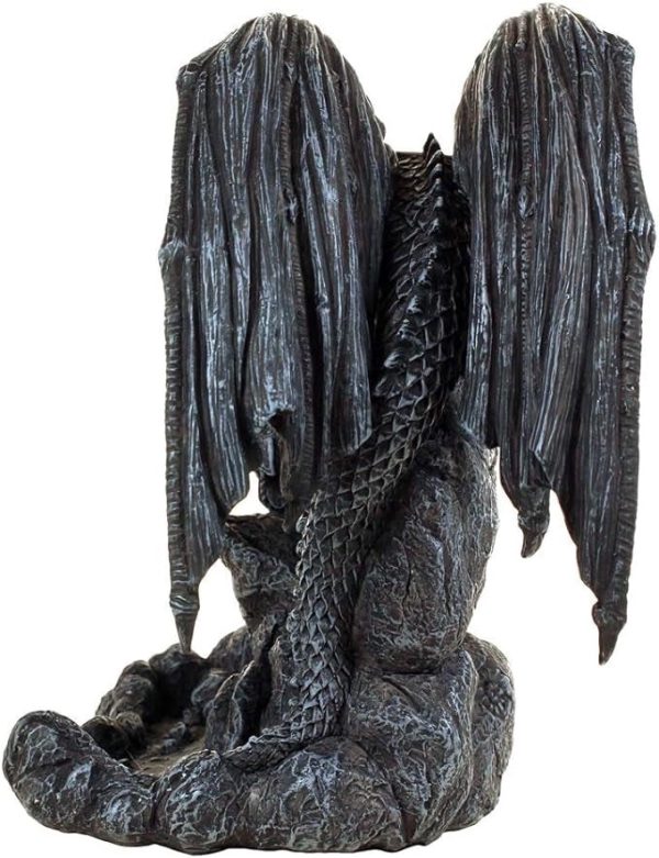Nemesis Now© Dragon Pool Backflow Incense Burner (19cm) (Black) (Hand Painted) - Image 7