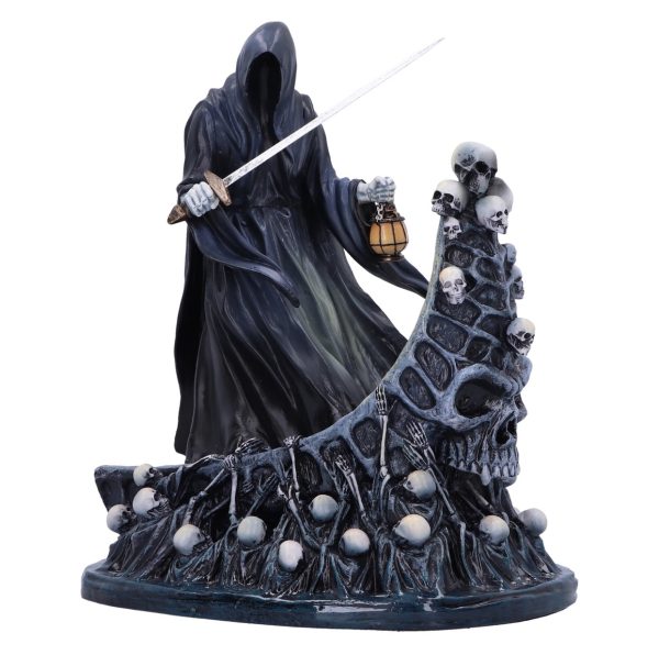 Nemesis Now© Soul Reaper on a Sailing Boat Ornament (19cm) (Black) - Image 2