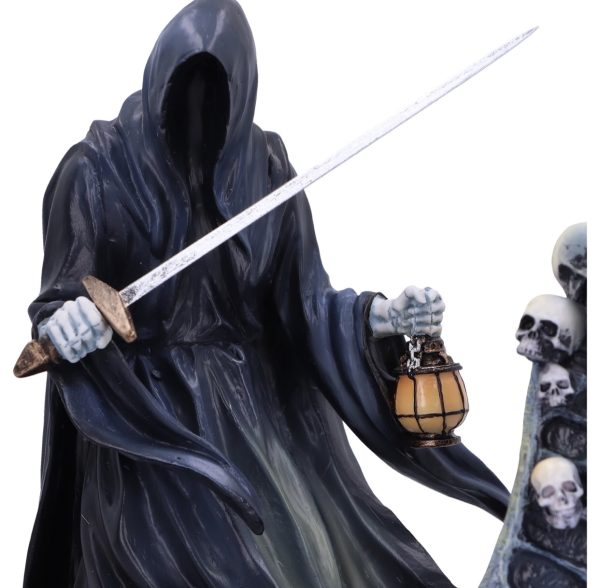 Nemesis Now© Soul Reaper on a Sailing Boat Ornament (19cm) (Black) - Image 5