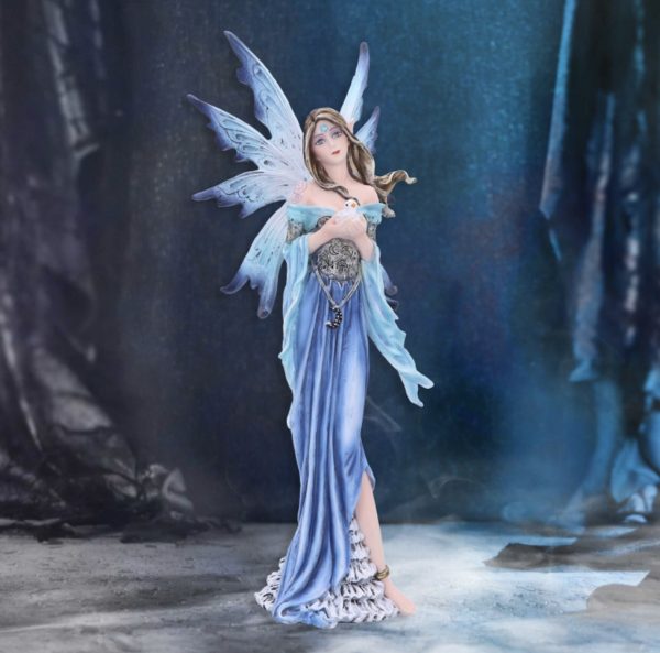 Nemesis Now© Celeste Fairy Holding Dove Figurine Ornament (27cm)