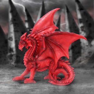 Nemesis Now©  Tailong Red Dragon Ornament Statue Figurine (21.5cm) (Red)